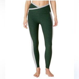 Women's Green and Gray Leggings